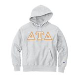 Delta Tau Delta Fraternity Champion Reverse Weave Greek Letter Hoodie