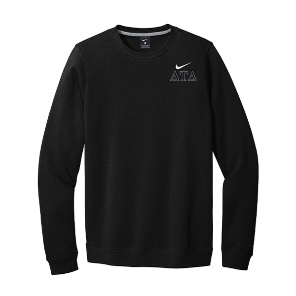 Delta Tau Delta Fraternity Nike Embroidered Greek Letter Crewneck Sweatshirt