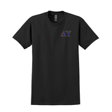 Delta Upsilon Fraternity Embroidered Greek Letter Gildan T-shirt