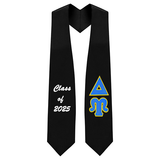 Custom Delta Upsilon Fraternity Tackle Twill Greek Letter Graduation Stole