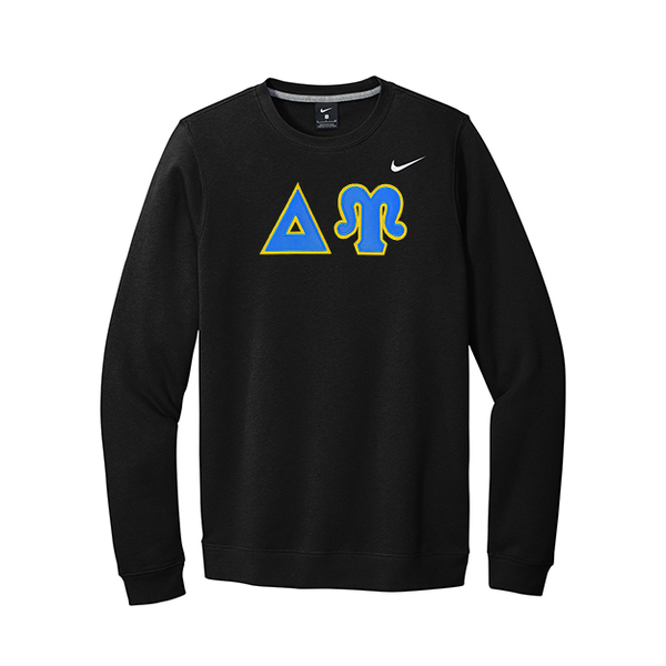 Delta Upsilon Fraternity Nike Greek Letter Crewneck Sweatshirt