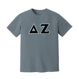 Delta Zeta Sorority Greek Letter Comfort Colors T-shirt