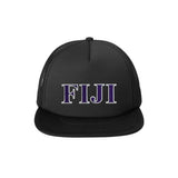 Represent your FIJI affiliation with this durable foam trucker hat. Your distinguished FIJI Greek letters are expertly embroidered for a polished and lasting look