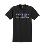 Represent your FIJI brotherhood with this classic and principled Gildan t-shirt. It showcases your distinguished FIJI Greek letters meticulously sewn on 