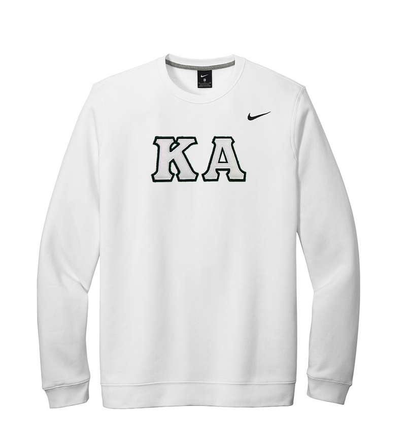 Fraternity Greek Letter Nike Crewneck Sweatshirt