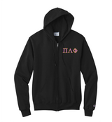 Fraternity Champion Greek Letter Powerblend Full-Zip Hooded Sweatshirt