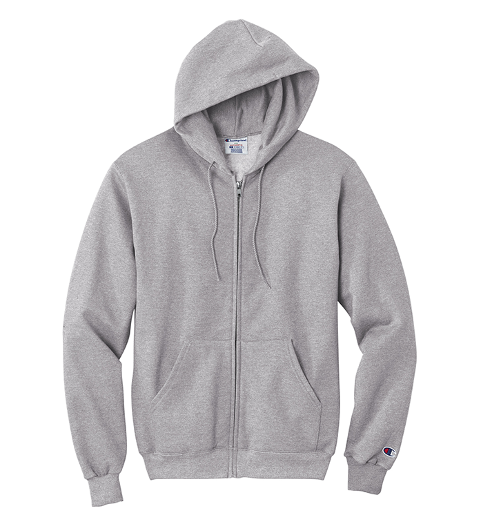 Fraternity Champion Greek Letter Powerblend Full-Zip Hooded Sweatshirt