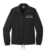 Fraternity New Era Coaches Jacket With Embroidered Greek Letters