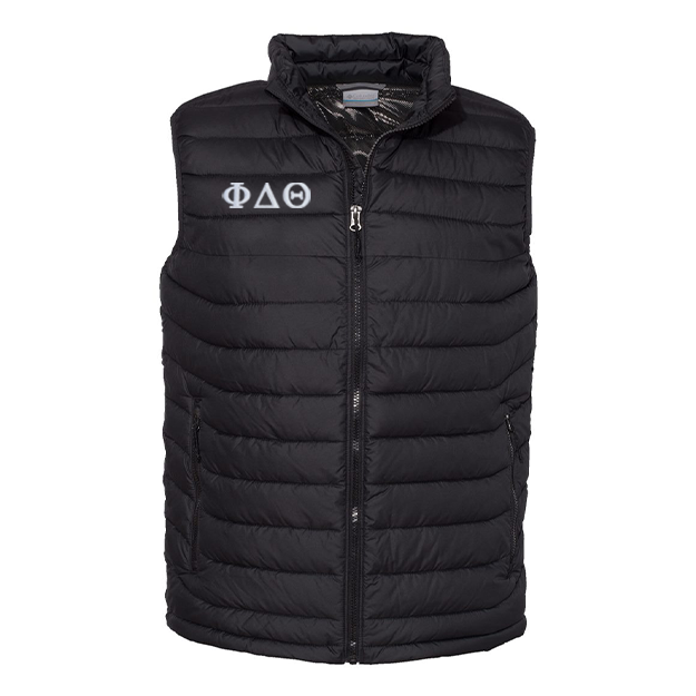 Fraternity Columbia Greek Letter Powder Lite Vest