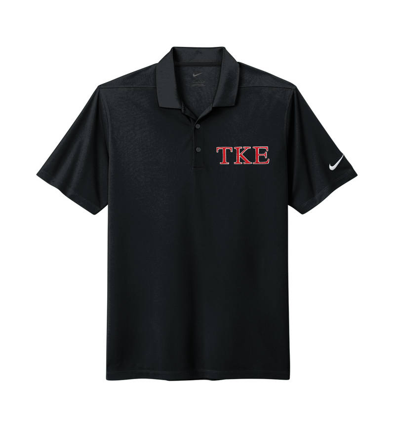 Fraternity Nike Dri FIT Polo Embroidered Greek Letters greekclothingco