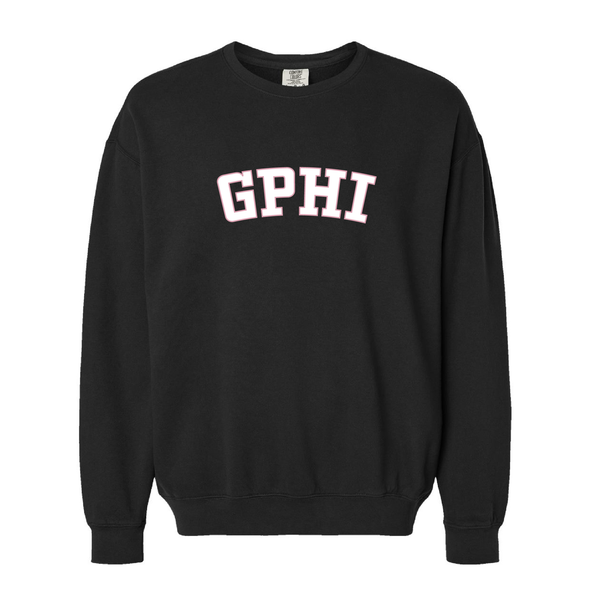 Gamma Phi Beta Sorority Varsity Basics Crewneck Sweatshirt