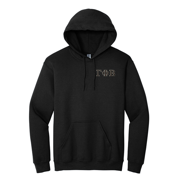 Gamma Phi Beta Sorority Embroidered Greek Letters Gildan Hoodie