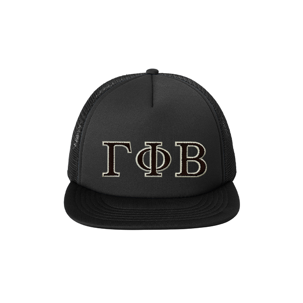 Gamma Phi Beta Sorority Foam Trucker Hat Embroidered Greek Letters&nbsp;