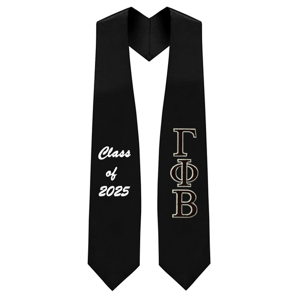 Gamma Phi Beta Sorority Embroidered Graduation Stole