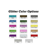 Sorority Glitter & Twill Greek Letter T-shirt