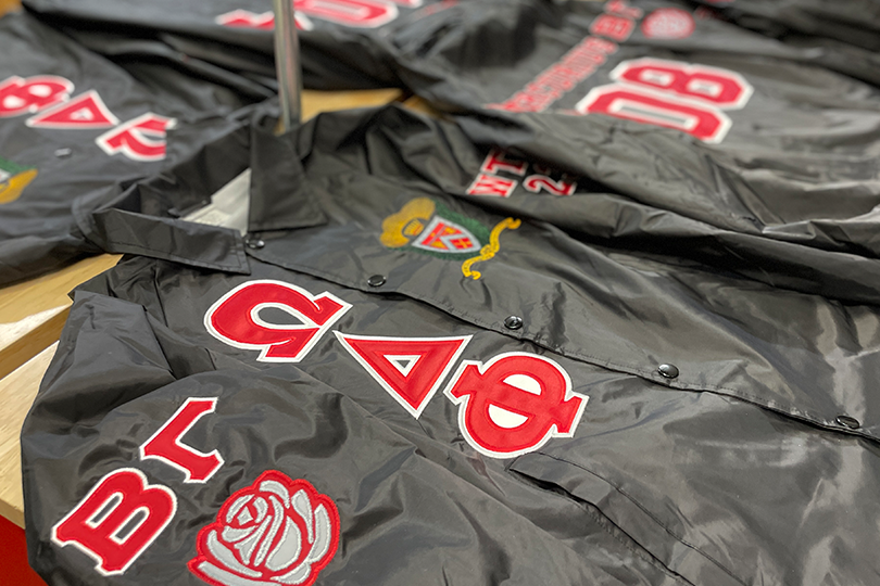 Custom fraternity jackets online