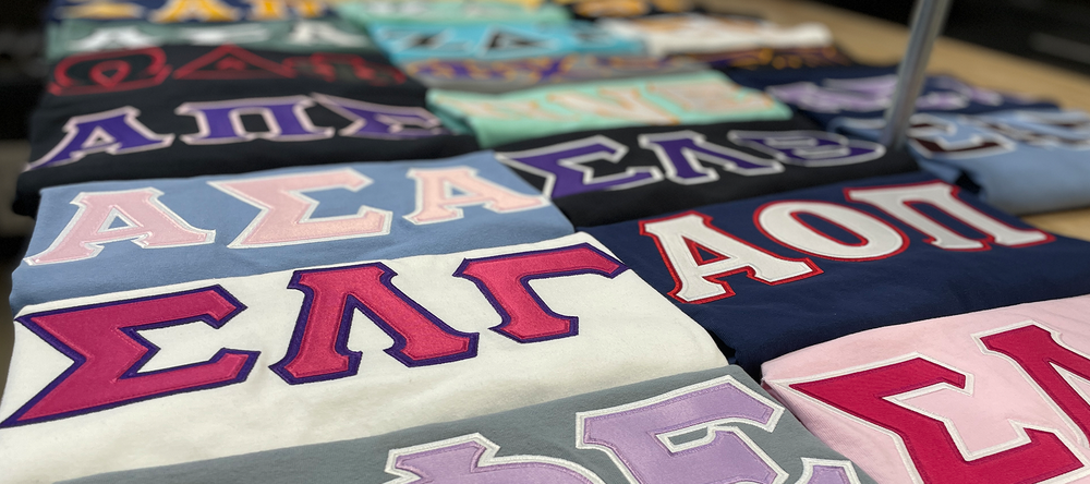 Greek Clothing Co. Sorority Fraternity Apparel. Extra Bulk