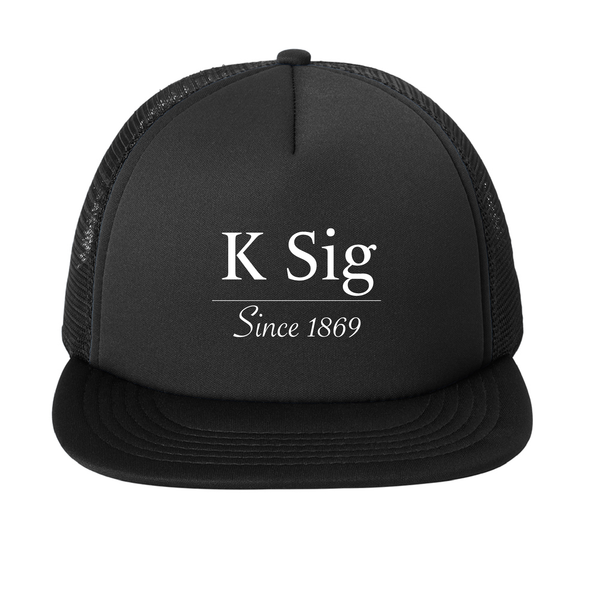 Kappa Sigma Fraternity Established Embroidered Foam Trucker Hat