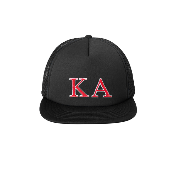 Kappa Alpha Foam Trucker Hat Embroidered Greek Letters