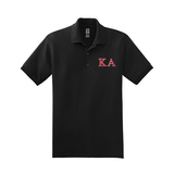 Kappa Alpha Polo Embroidered Greek Letters