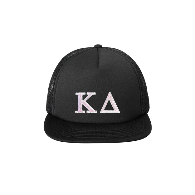Kappa Delta Foam Trucker Hat Embroidered Greek Letters