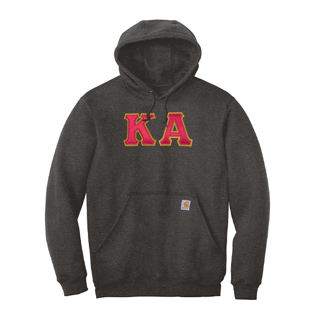 Kappa Alpha Fraternity Carhartt Greek Letter Midweight Hooded Sweatshirt