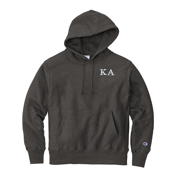 Kappa Alpha Fraternity Champion Reverse Weave Embroidered Greek Letter Hoodie