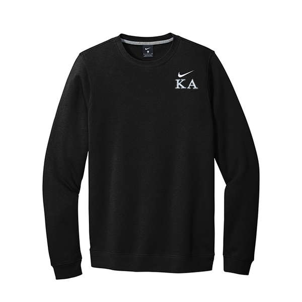 Kappa Alpha Fraternity Nike Embroidered Greek Letter Crewneck Sweatshirt