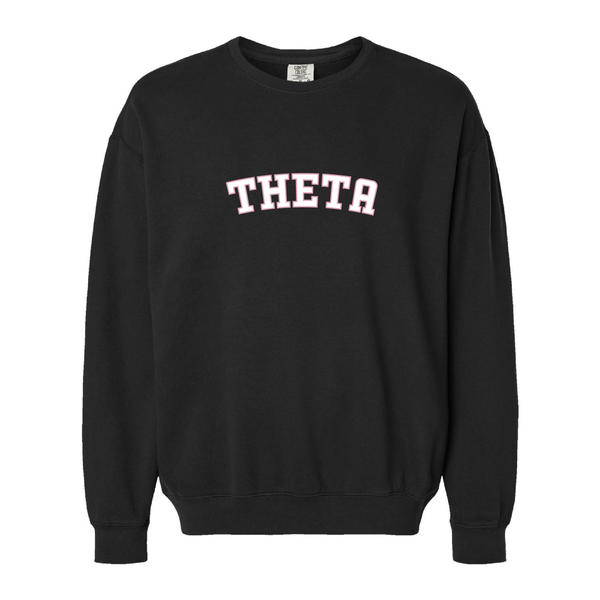 kappa Alpha Theta Sorority Varsity Basics Crewneck Sweatshirt