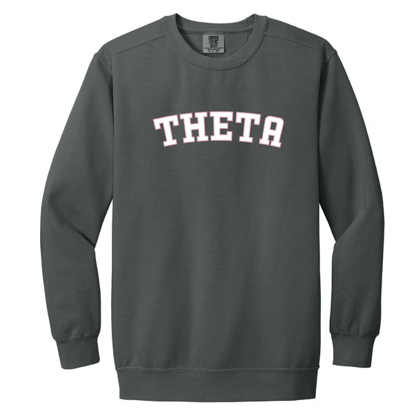 Kappa Alpha Theta Sorority Varsity Basics Crewneck Sweatshirt