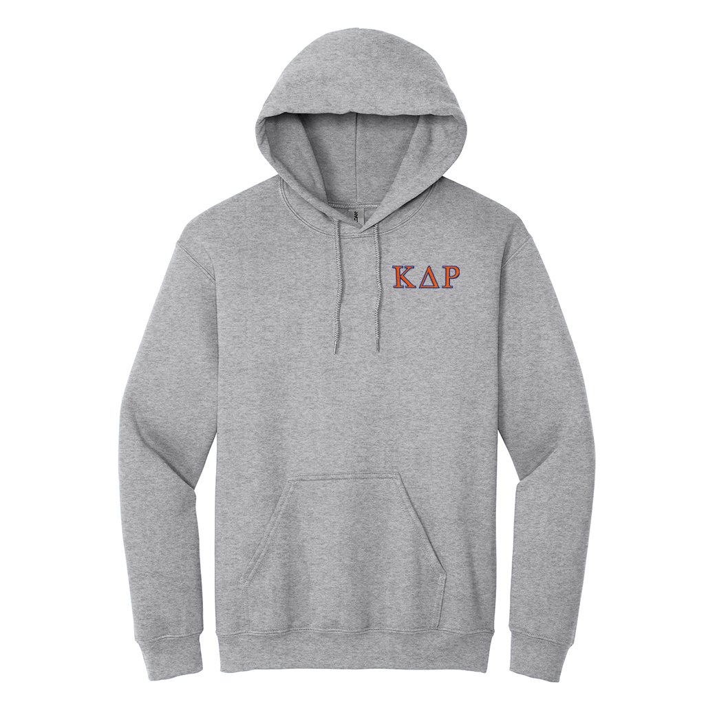 Kappa Delta Rho Fraternity Embroidered Greek Letter Hoodie – Greek ...