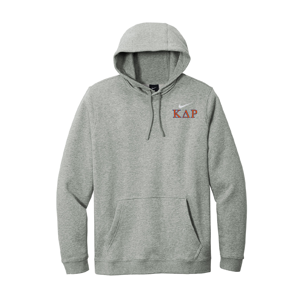 Kappa Delta Rho Nike Hoodie Embroidered Greek Letters – Greek Clothing ...