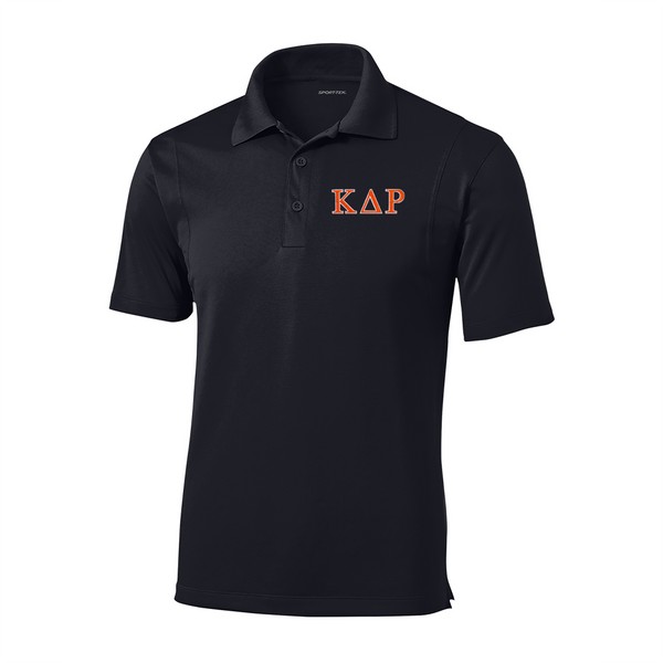 Kappa Delta Rho Fraternity Embroidered Greek Letter Sport-Tek Micropique Polo