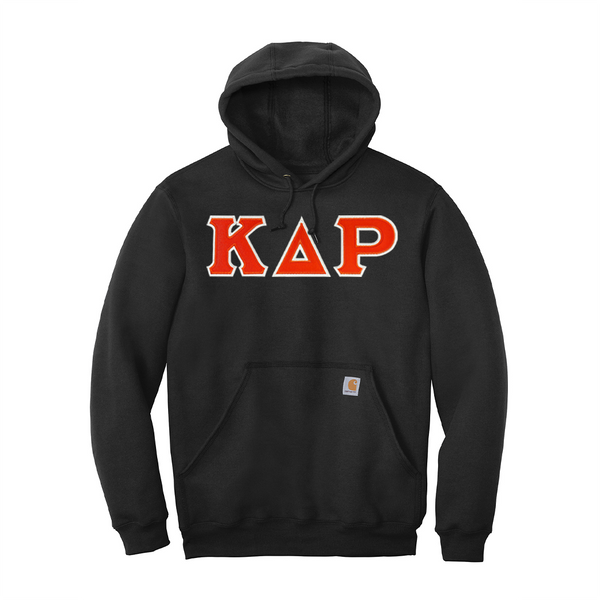 Kappa Delta Rho Fraternity Carhartt Greek Letter Midweight Hooded Sweatshirt