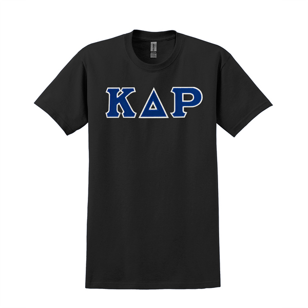 Kappa Delta Rho Fraternity Sewn on Greek Letter Gildan T-shirt