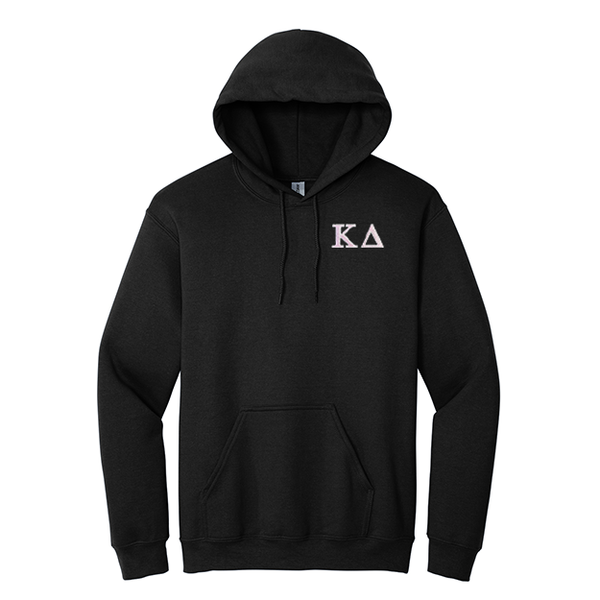 Kappa Delta Sorority Embroidered Greek Letters Gildan Hoodie