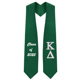 Kappa Delta Sorority Embroidered Graduation Stole