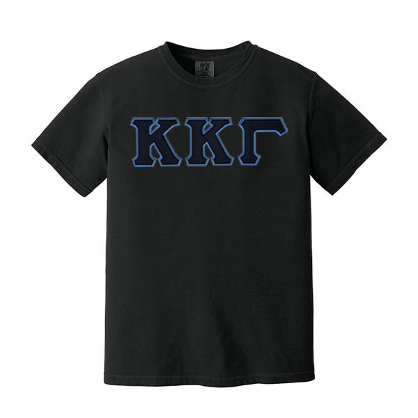Kappa Kappa Gamma Sorority Greek Letter Comfort Colors T-shirt