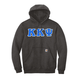 Kappa Kappa Psi Fraternity Carhartt Greek Letter Midweight Hooded Sweatshirt