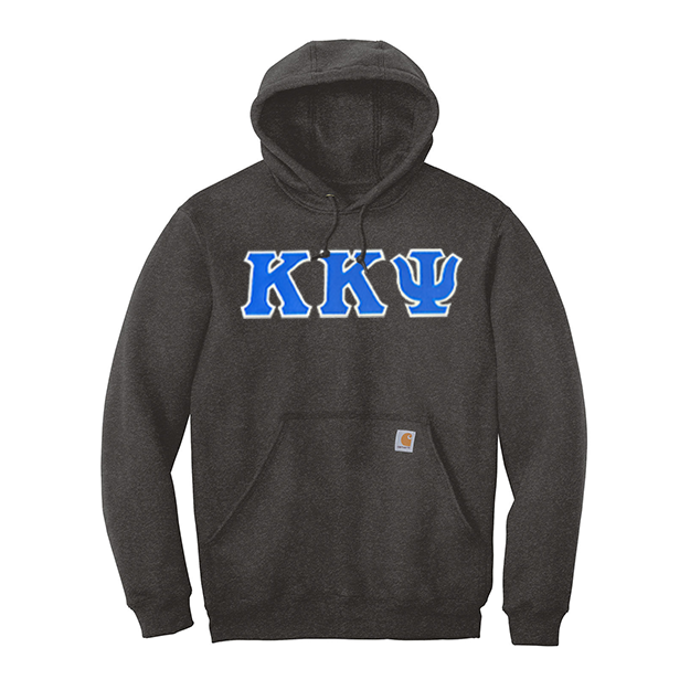Kappa Kappa Psi Fraternity Carhartt Greek Letter Midweight Hooded Sweatshirt