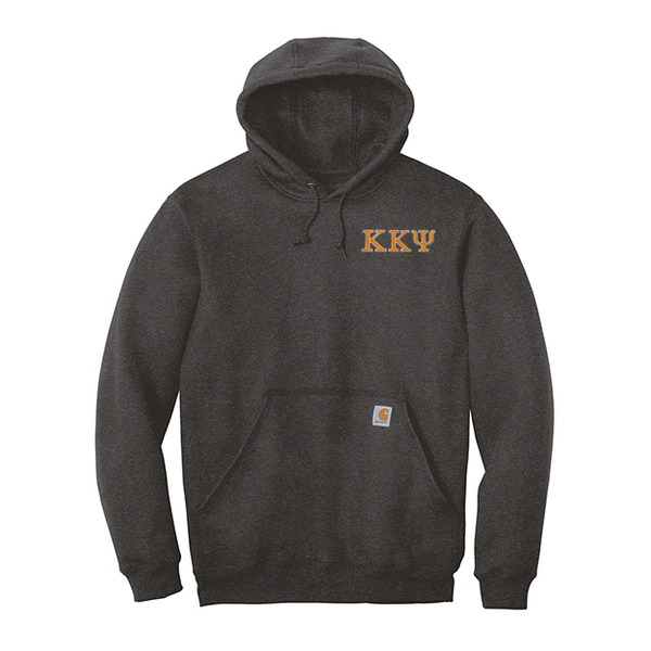 Kappa Kappa Psi Fraternity Carhartt Embroidered Greek Letter Midweight Hooded Sweatshirt