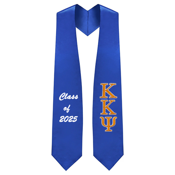 Custom Kappa Kappa Psi Fraternity Embroidered Graduation Stole