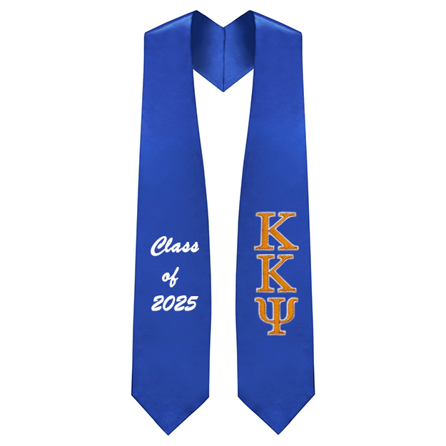 Custom Kappa Kappa Psi Fraternity Embroidered Graduation Stole