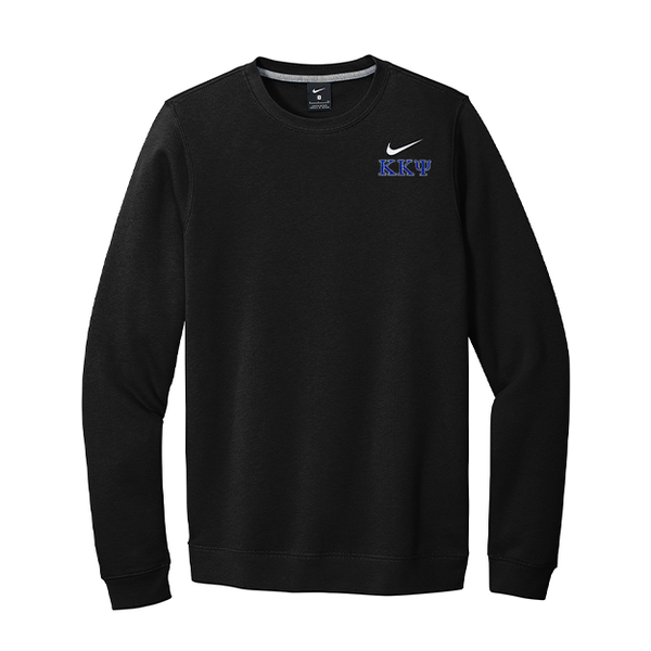 Kappa Kappa Psi Fraternity Nike Embroidered Greek Letter Crewneck Sweatshirt