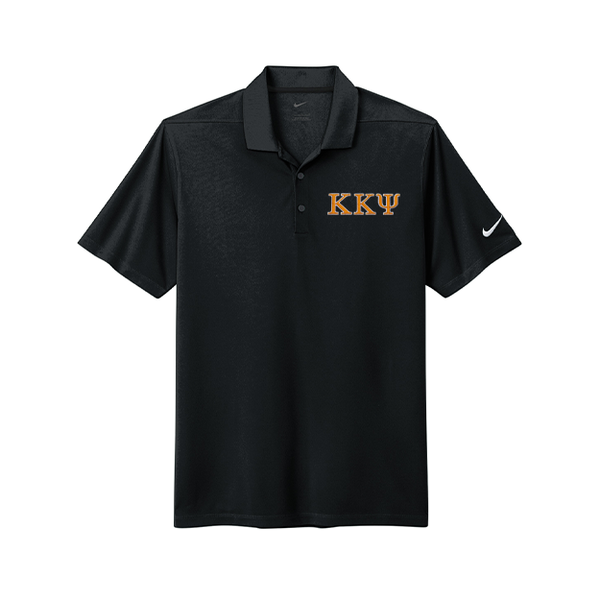 Kappa Kappa Psi Fraternity Greek letter embroidered Nike polo