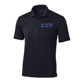 Kappa Kappa Psi Fraternity Embroidered Greek Letter Sport-Tek Micropique Polo