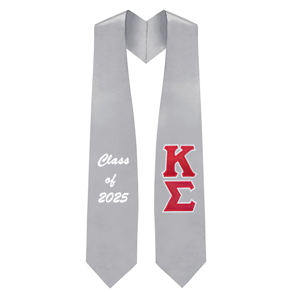 Custom Kappa Sigma Fraternity Tackle Twill Greek Letter Graduation Stole