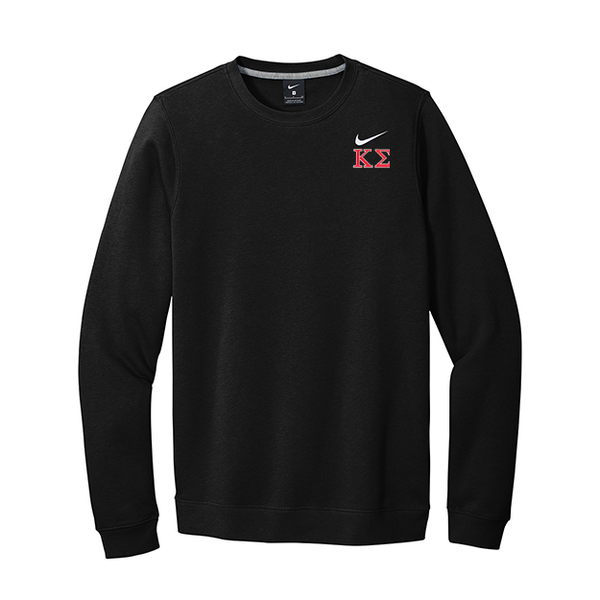 Kappa Sigma Fraternity Nike Embroidered Greek Letter Crewneck Sweatshirt