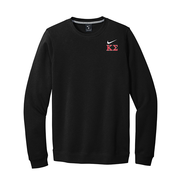 Kappa Sigma Fraternity Nike Embroidered Greek Letter Crewneck Sweatshirt