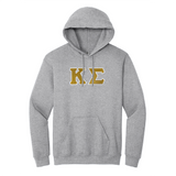 Showcase your Kappa Sigma spirit in this classic style Gildan hoodie. It features your iconic ΚΣ Greek letters meticulously sewn on with tackle twill.